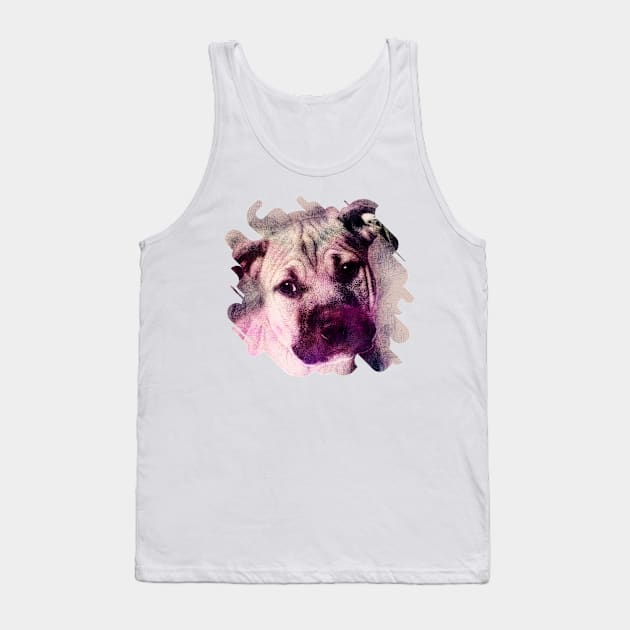 American Staffordshire Terrier - Amstaff Puppy Tank Top by Nartissima